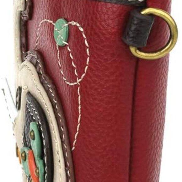 Cell Phone Crossbody Purse-Women PU Leather/Canvas Multicolor Handbag with Adjus - Picture 3 of 5